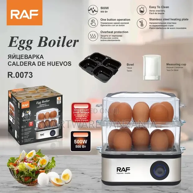 Electric Egg Boiler, Rapid Egg Cooker, Auto Shut Off Poached, Omelet