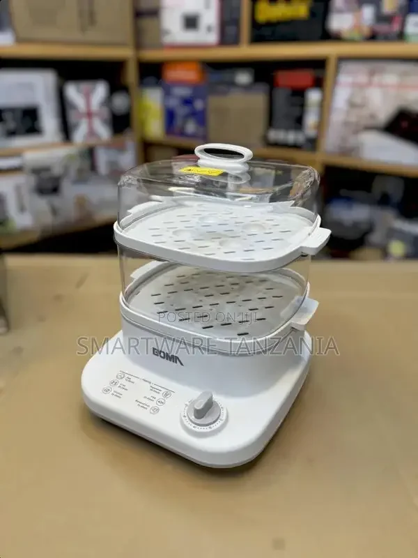 Electric Food Steamer, Fast Heating With 3 Tiers Basket - Buy in Dar es Salaam, Tanzania | Smartware