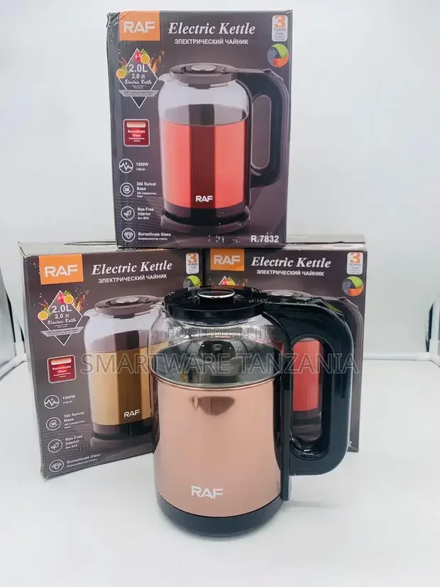 Electric Glass Kettle 2L, 360° Rotation Base - Buy in Dar es Salaam, Tanzania | Smartware