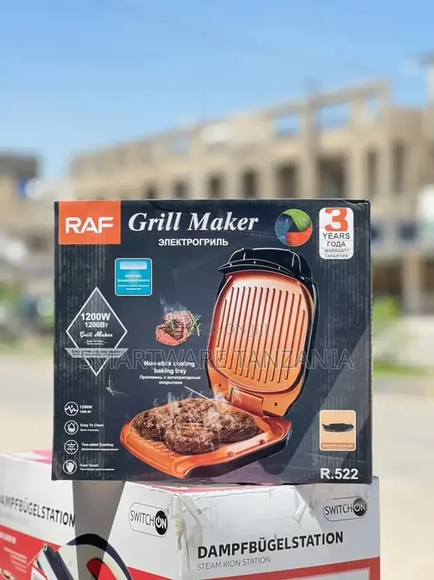 Electric Grill for Sandwiches with Non-stick Surface - Buy in Dar es Salaam, Tanzania | Smartware