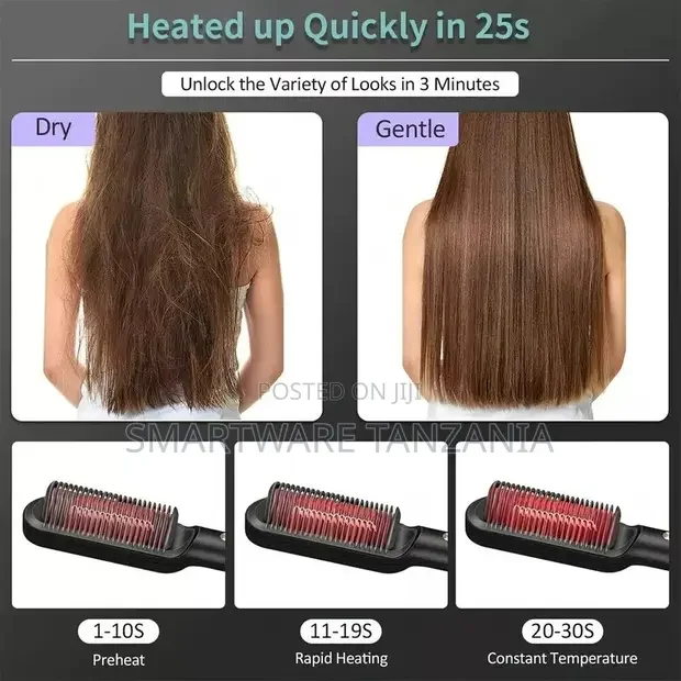 Electric Hair Straightening Comb - Buy in Dar es Salaam, Tanzania | Smartware