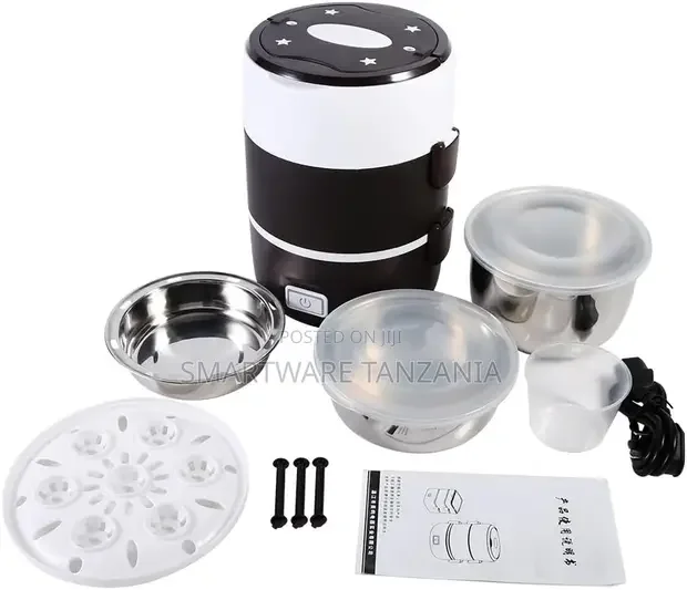 Electric Heated Lunch Box 220 V Stainless Steel - Buy in Dar es Salaam, Tanzania | Smartware