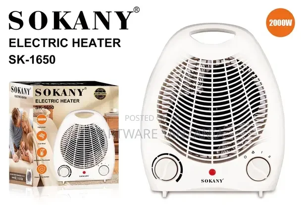 Portable Electric Heater Indoor Room with Thermostat - Buy in Dar es Salaam, Tanzania | Smartware