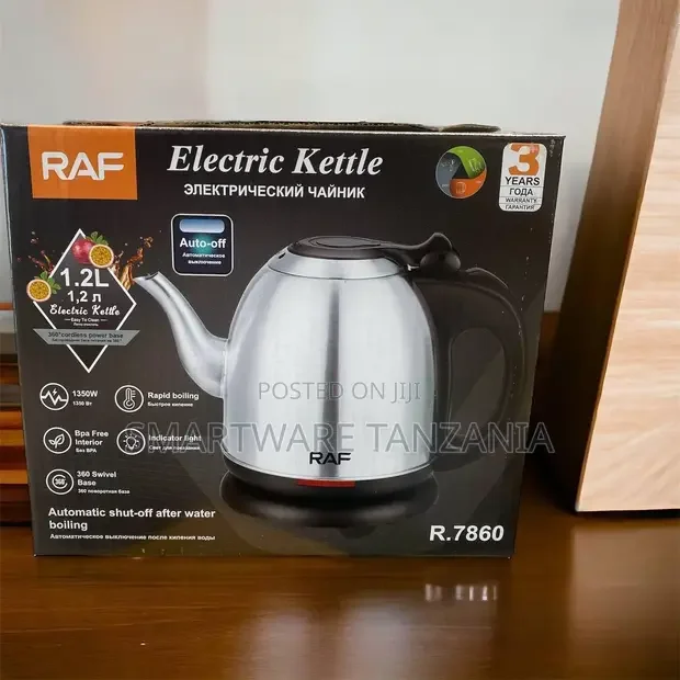 Electric Stainless Steel Kettle with Quiet Boiling - Buy in Dar es Salaam, Tanzania | Smartware