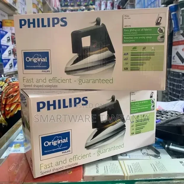 1000W Electric Dry Iron with Non-Stick Soleplate - Buy in Dar es Salaam, Tanzania | Smartware