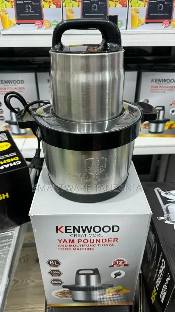 Electric Mini Food Chopper, 8L Stainless Steel Meat Grinder