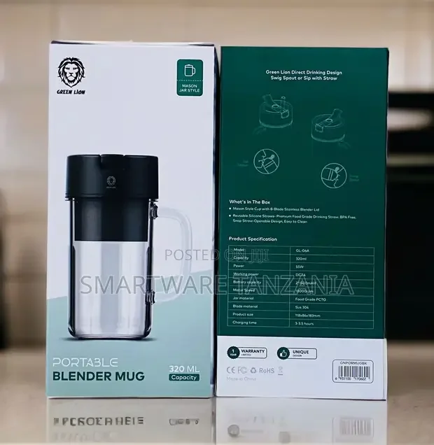 Electric Mug - Beverage Blender For Home, Office, Travel - Buy in Dar es Salaam, Tanzania | Smartware