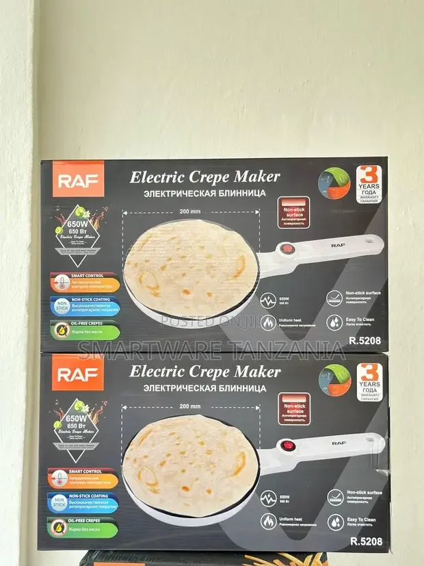 Electric Pancake Crepe Maker 45CM Non-stick Hot Plate - Buy in Dar es Salaam, Tanzania | Smartware