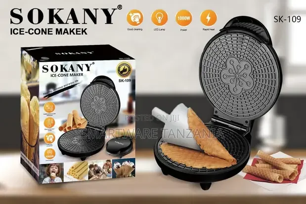 Electric Sandwich Maker, Waffle & Ice Cream Cone Maker - Buy in Dar es Salaam, Tanzania | Smartware