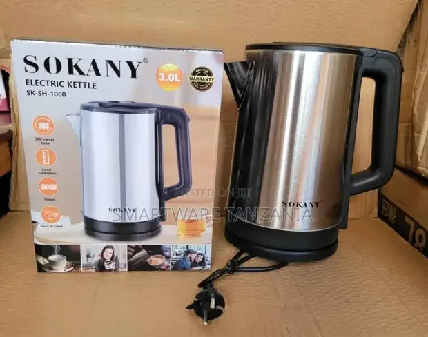 Powerful Fast Heating Electric Stainless Kettle - Buy in Dar es Salaam, Tanzania | Smartware