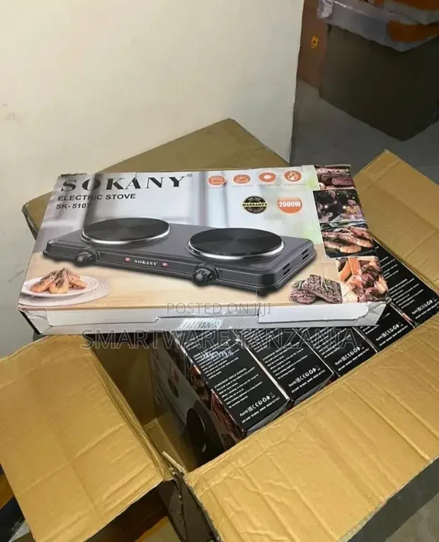 Electric Stove Heater with Two Burners 2000W - Buy in Dar es Salaam, Tanzania | Smartware