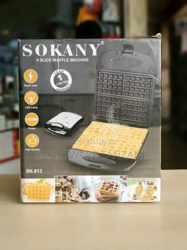 Compact Electric Waffle Maker - Buy in Dar es Salaam, Tanzania | Smartware