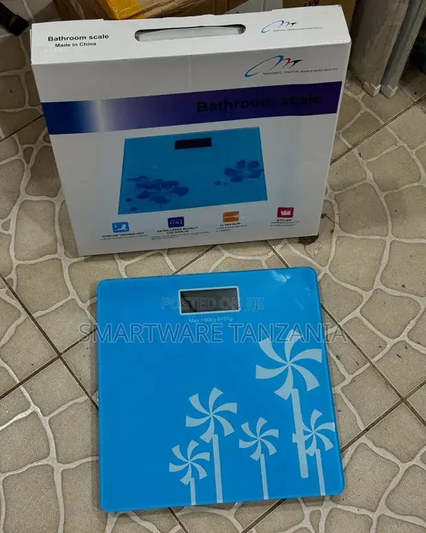 Elegant Blue Digital Scale – 180kg Capacity - Buy in Dar es Salaam, Tanzania | Smartware