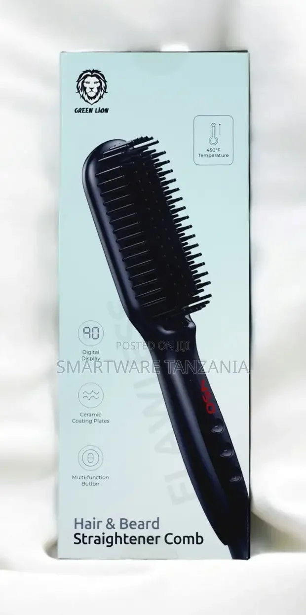 Enhanced Ion Hair Straightening Brush with Heating Level - Buy in Dar es Salaam, Tanzania | Smartware