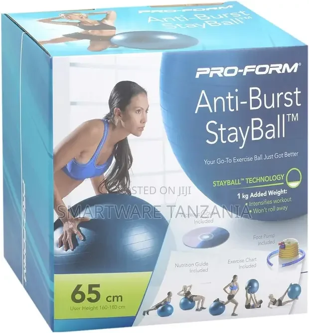 Durable Anti-burst Exercise Ball for Fitness - Buy in Dar es Salaam, Tanzania | Smartware