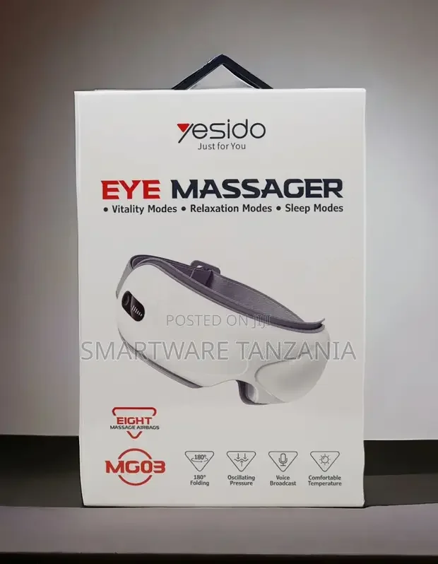 Eye Massager With Lukewarm Heat, Relax, Reduce Eye Strain