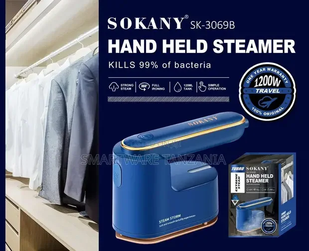 Fast Heat Up Portable Steamer Iron For Home And Travel - Buy in Dar es Salaam, Tanzania | Smartware