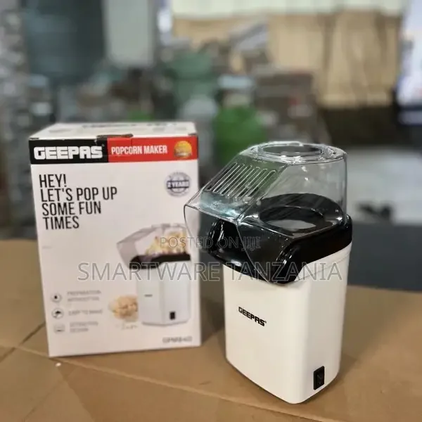 Fast Popping Air Popper Popcorn Maker, No Oil, BPA-free - Buy in Dar es Salaam, Tanzania | Smartware