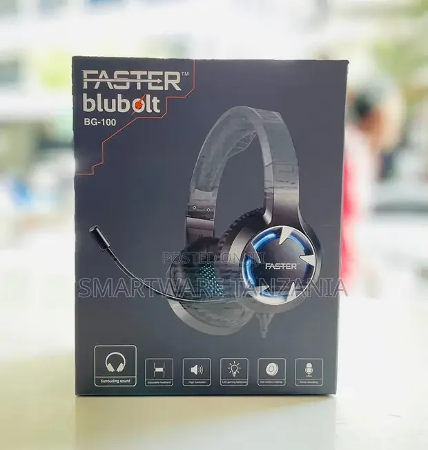 Faster Blubolt BG-100 LED Gaming Headset - Buy in Dar es Salaam, Tanzania | Smartware