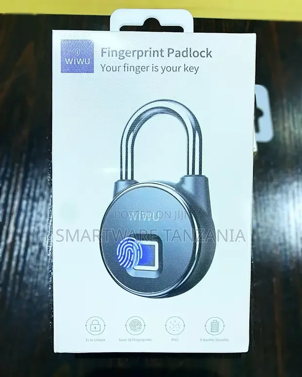 Fingerprint Padlock, Ultra Light Open Fingerprint Lock - Buy in Dar es Salaam, Tanzania | Smartware