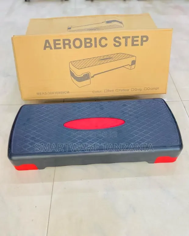 Fitness Aerobic Step Trainer, Height Adjustable Exerciser