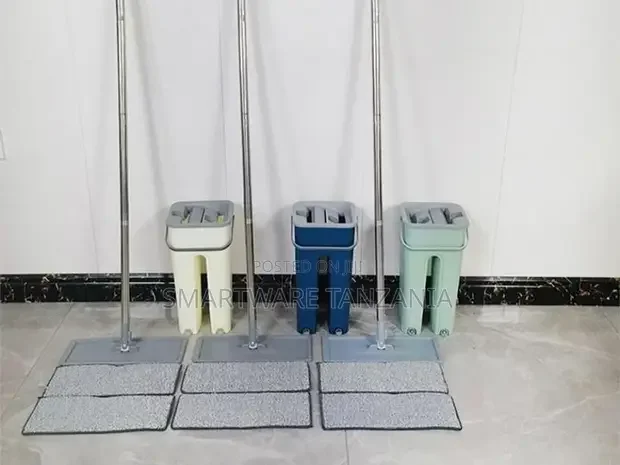Flat Squeeze Mop Bucket Cleaning 360° Flexible Mop Head - Buy in Dar es Salaam, Tanzania | Smartware