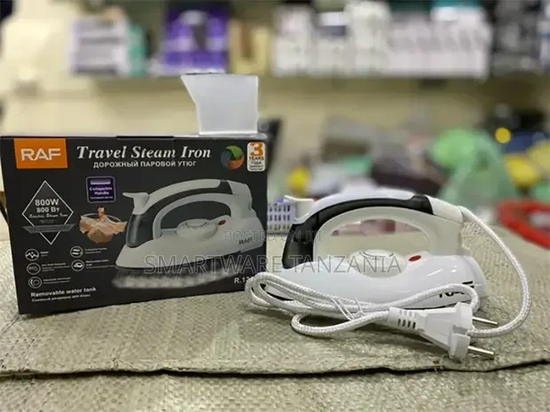 Flat Travel Steam Iron Temperature Control Dry Iron 700 W - Buy in Dar es Salaam, Tanzania | Smartware