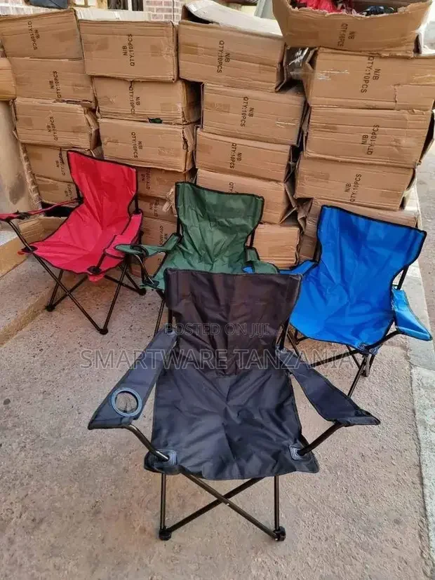 Foldable Camping Chair With Headrest, Cup Holder - Buy in Dar es Salaam, Tanzania | Smartware
