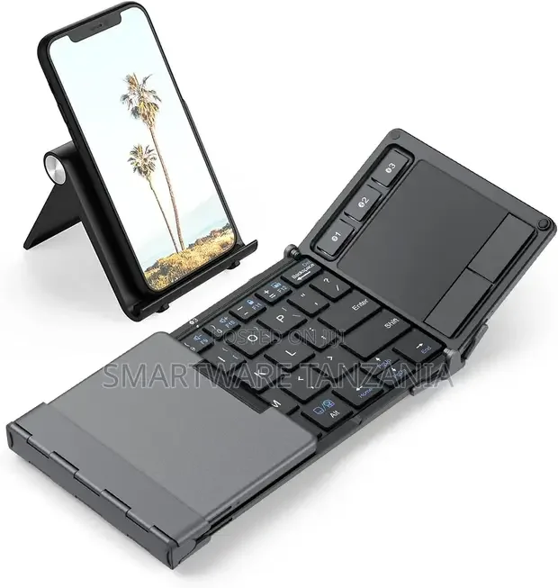 Foldable Keyboard Bluetooth Keyboard With Sensitive Touchpad