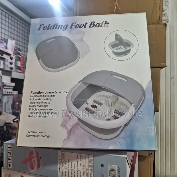 Foldable With Heating Bubbles Foot Soaking Bath Basin - Buy in Dar es Salaam, Tanzania | Smartware