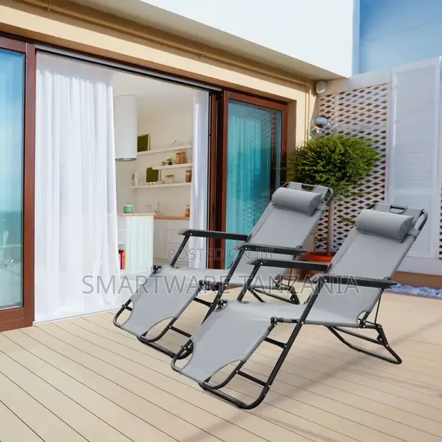 Folding Camping Chair Reclining Chair With Pillow - Buy in Dar es Salaam, Tanzania | Smartware