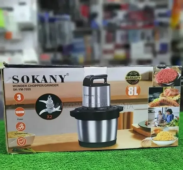 Food Chopper, Commercial Meat Blender, 8L Bowl With 2 Blade - Buy in Dar es Salaam, Tanzania | Smartware