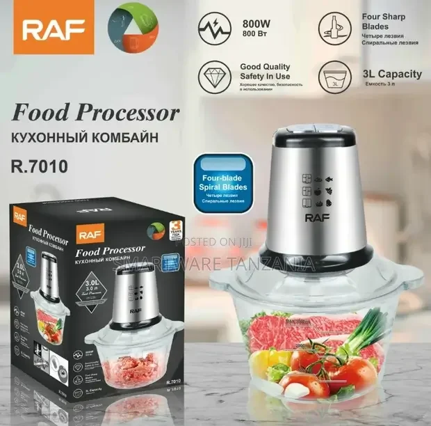 Food Processor And Blender With 2 Speeds, Home Kitchen Food
