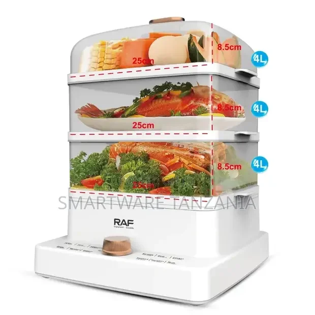 3 Tier Electric Vegetable Steamer - Buy in Dar es Salaam, Tanzania | Smartware