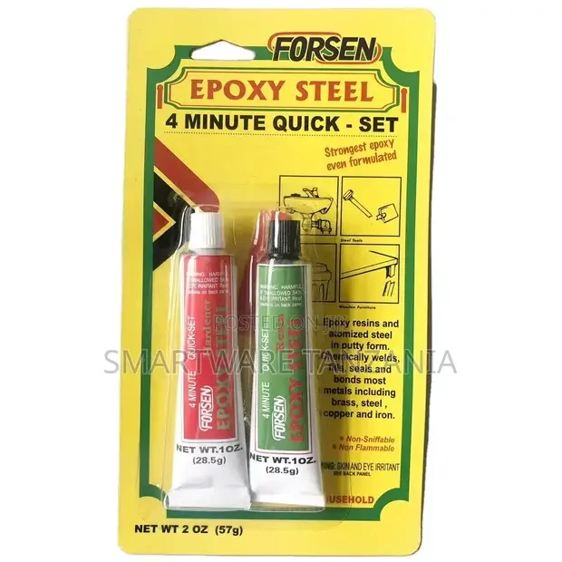Forsen Epoxy Steel 4 Minute Quick-Set Adhesive - Buy in Dar es Salaam, Tanzania | Smartware