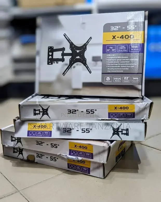 Full Motion TV Wall Mount Bracket Swivel Tilt 32 To 55 Inch - Buy in Dar es Salaam, Tanzania | Smartware