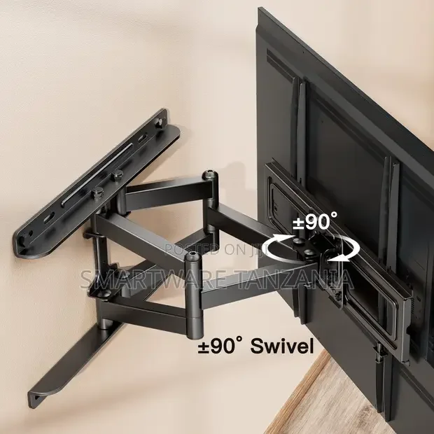 Full Motion TV Wall Mount For 32-75” Flat Curved Screen TVs - Buy in Dar es Salaam, Tanzania | Smartware