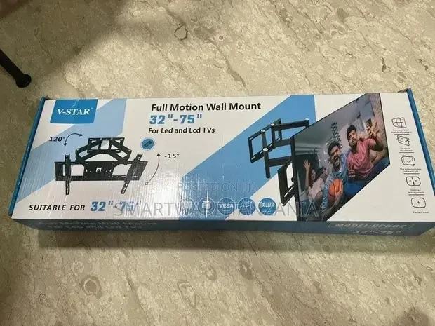 Full Motion TV Wall Mount For Most 32-75 Inch TV Up To 132lb