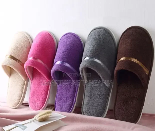 Fuzzy Slip on Indoor Outdoor Winter House Slippers - Buy in Dar es Salaam, Tanzania | Smartware