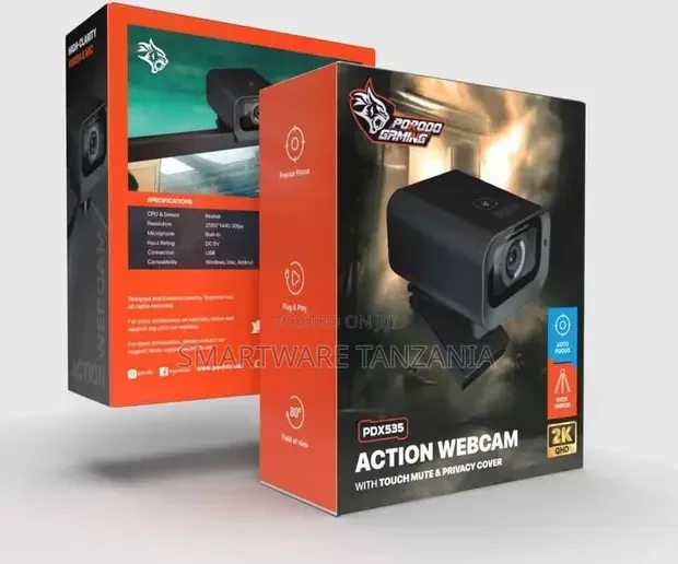 Gaming Auto Focus Webcam With in-Built Mic and Tripod