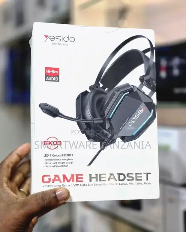 Gaming Headset Mic, Noise Cancelling Microphone Headphones - Buy in Dar es Salaam, Tanzania | Smartware