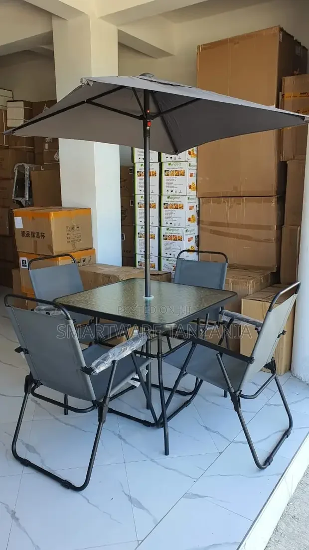Garden Outdoor Furniture Table Set With Removable Umbrella - Buy in Dar es Salaam, Tanzania | Smartware