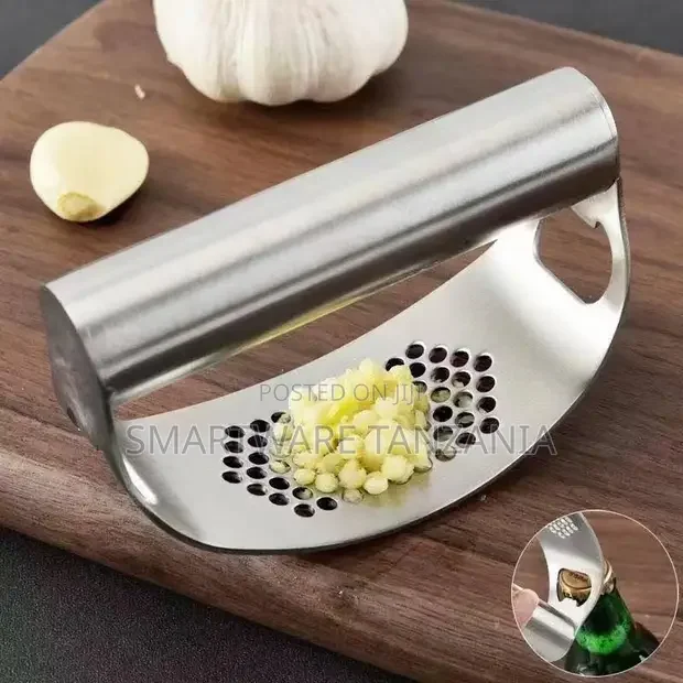 Garlic Press Garlic Crusher Food Grade Stainless Steel - Buy in Dar es Salaam, Tanzania | Smartware