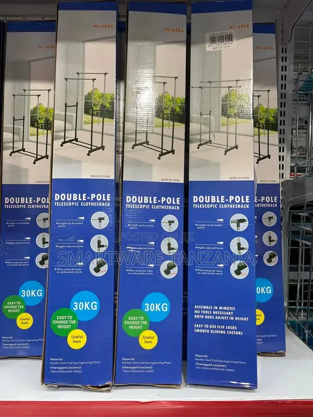 Foldable Cloth Dryer Stand Rack with Wheels - Buy in Dar es Salaam, Tanzania | Smartware