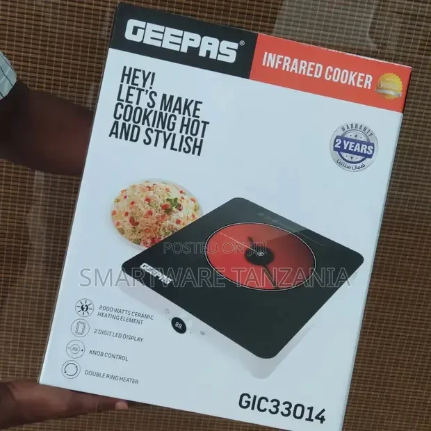 Geepas Digital Infrared Cooker 10 Settings - Buy in Dar es Salaam, Tanzania | Smartware