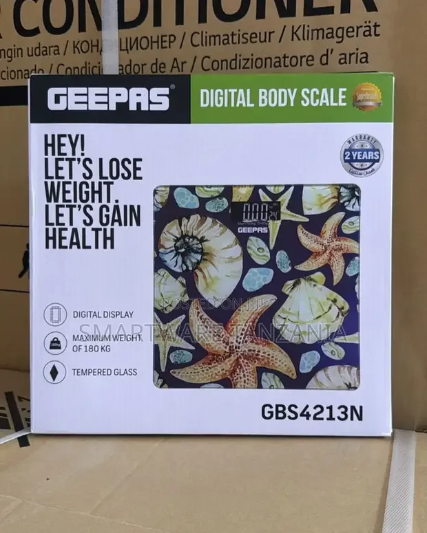 Geepas Digital Personal Body Scale - Easy Read Display - Buy in Dar es Salaam, Tanzania | Smartware