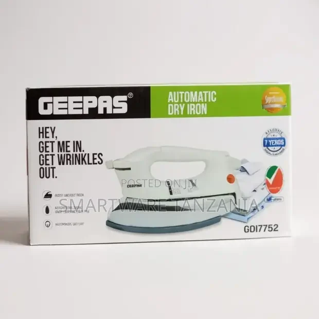 Geepas GDI7752 Automatic Dry Iron - Buy in Dar es Salaam, Tanzania | Smartware