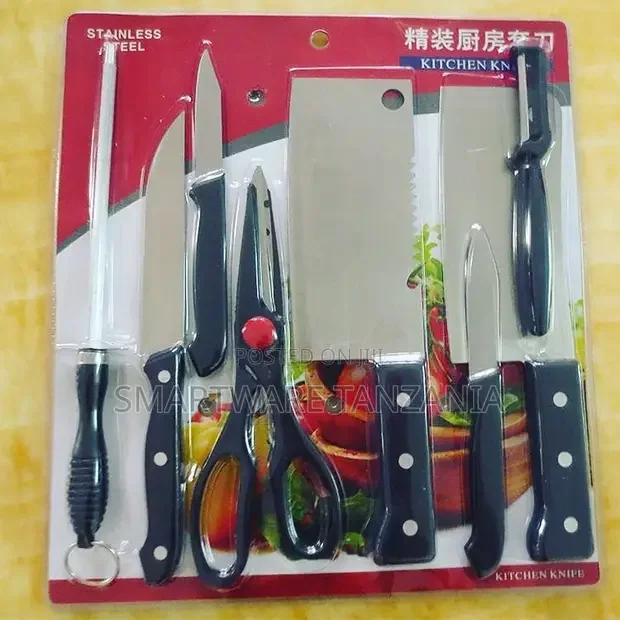 Generic Stainless Steel All In One 8 -complete Knife Set