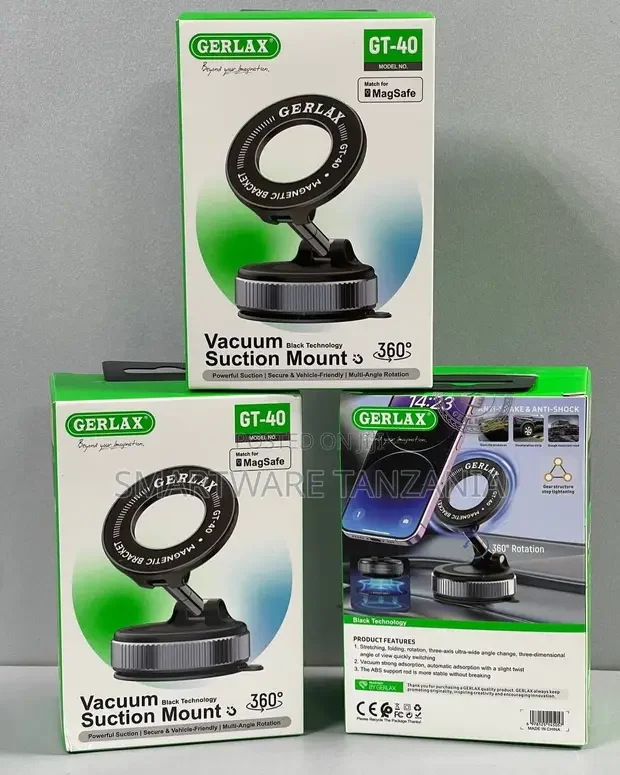 Gerlax GT-40 MagSafe Magnetic Car Phone Mount - Buy in Dar es Salaam, Tanzania | Smartware