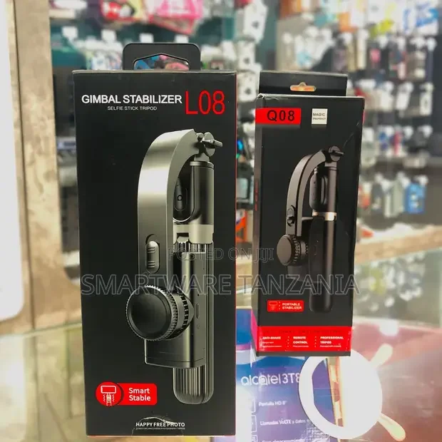 Gimbal Stabilizer Selfie Stick Tripod L08 Q08 - Buy in Dar es Salaam, Tanzania | Smartware